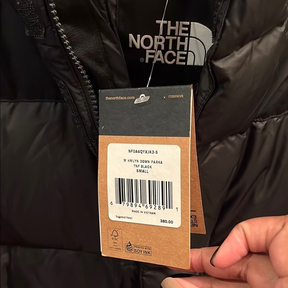 The North Face Black Hmlyn down Parka. Mens size small - Picture 2 of 11